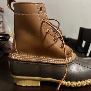 L.L. Bean Brown and Tan Ankle Boots